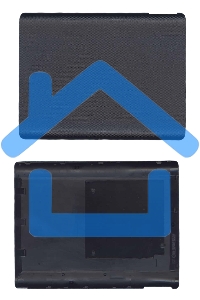 Задняя крышка аккумулятора для Lenovo A3000, серая