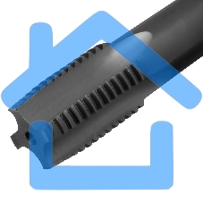 Метчик ручной Сибртех М22 х 2,5 мм, комплект из 2 шт.