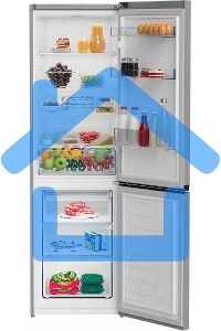 Холодильник Beko B1RCSK362G серый двухкамерный 230/113л морозилка снизу