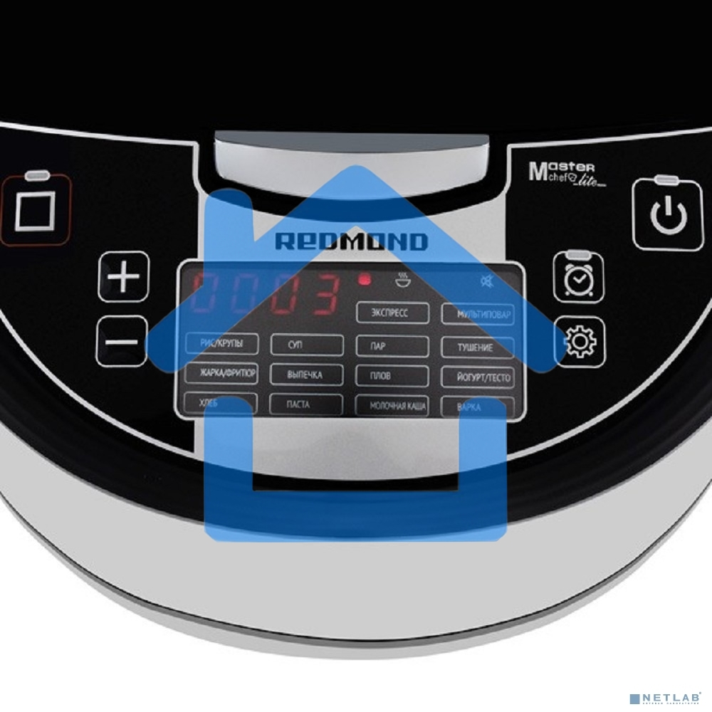 Мультиварка Redmond RMC-M4516 черный/серебристый