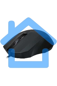 Мышь проводная Defender MM-310 черный, 1000 dpi, USB, кнопки - 3