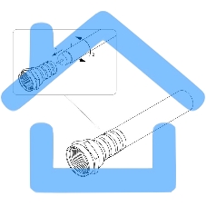Разъем антенный на кабель Rexant, штекер F для кабеля RG-6 03-008C (100 шт.)