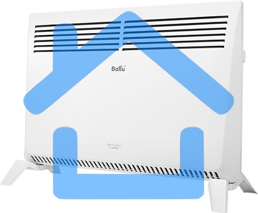 Конвектор Ballu Camino Eco Turbo BEC/EMT-2000 белый, 2000 Вт, 25 м2, термостат