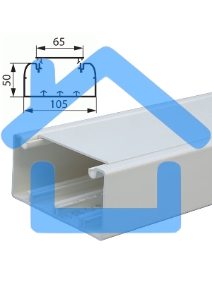 Кабель-канал 105х50 L2000 пластик Leg 010429