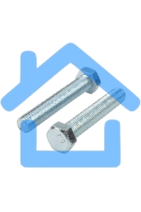 Болт шестигранный KRANZ DIN 933, 16х90, упаковка поставщика ( 24 кг. / 150 шт.)