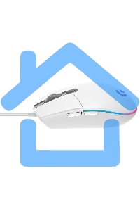 Мышь проводная Logitech G102 LIGHTSYNC белый, 8000 dpi, USB, кнопки - 6