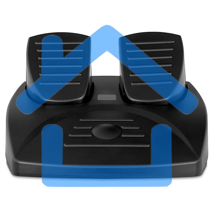 Руль SVEN GC-W300 (педали, вибро, лепестки, D-pad, 10 кл, резин. вставки, PC, цифр. и аналог.