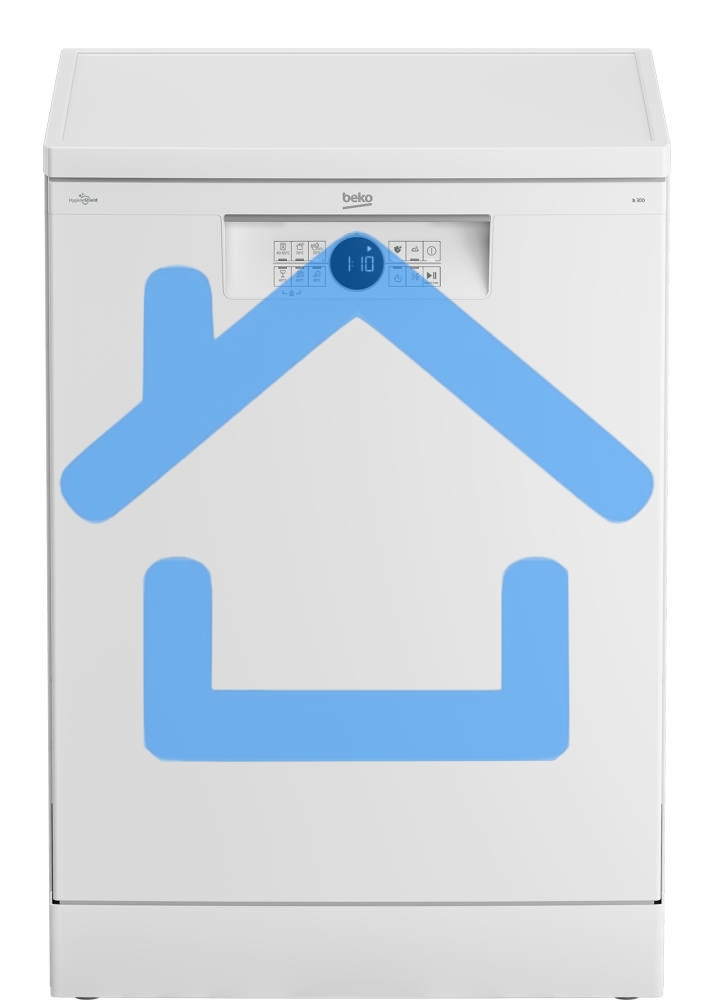 Посудомоечная машина Beko BDFN26422W, белая, 59.8 см, 14 компл., 44 дБ, класс A