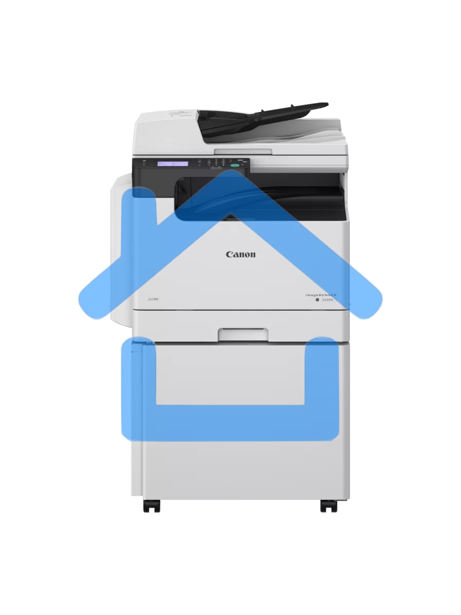 МФУ лазерное Canon imageRUNNER 2224 (5942C001), А3, ч/б, печ. 24 стр/мин. (А4) 12 стр/мин. (А3), 1200х1200 dpi (печать) 600х600 dpi (скан.), USB