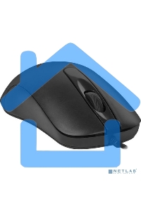 Мышь проводная Defender Classic MB-230 черный, 1600 dpi, USB, кнопки - 4