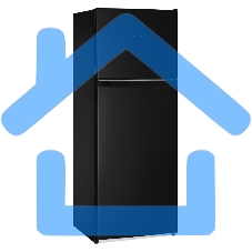 Холодильник Nordfrost NRT 145 232 черный двухкамерный 210/68л морозилка сверху, капельная система