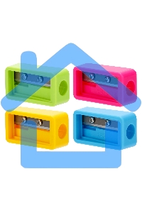 Точилка для карандашей ручная Deli EH556, 1 отверстие, пластик, ассорти