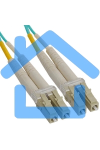 Патч-корд Lanmaster LAN-2LC-2LC/OM3-10 2x50/125 OM3 LC дуплекс-LC дуплекс 10м LSZH голубой