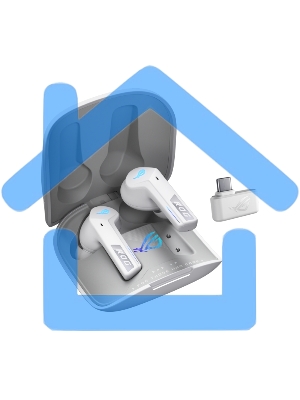 Гарнитура ASUS R55ES ROG CETRA TWS SPEEDNOVA WHT/UN (90YH03Y0-BTUA10) 