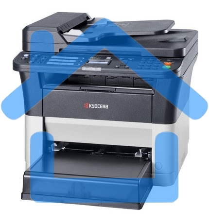 МФУ лазерное Kyocera Ecosys FS-1125MFP (1102M73RU0/1102M73RUV/1102M73RU2/1102M73NX2/1102M73DZ2), A4, ч/б, печ. до 25 стр/мин., скан. до 18 стр/мин. (ч/б) 6 стр/мин. (цвет), 600 x 600 dpi, USB, RJ-45