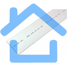 Термоусаживаемая трубка Rexant 40,0/20,0 мм, белая, упаковка 10 шт. по 1 м