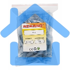 Соединительная гильза изолированная термоусаживаемая L-37 мм 1.5-2.5 мм² (ГСИ-т 2.5/ГСИ-т 1,5-2,5) синяя Rexant