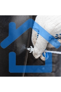 Хомут-стяжкa нейлоновая с крепежным пистоном Rexant 190x4,8 мм, ø3,2 мм, белая, упаковка 100 шт.