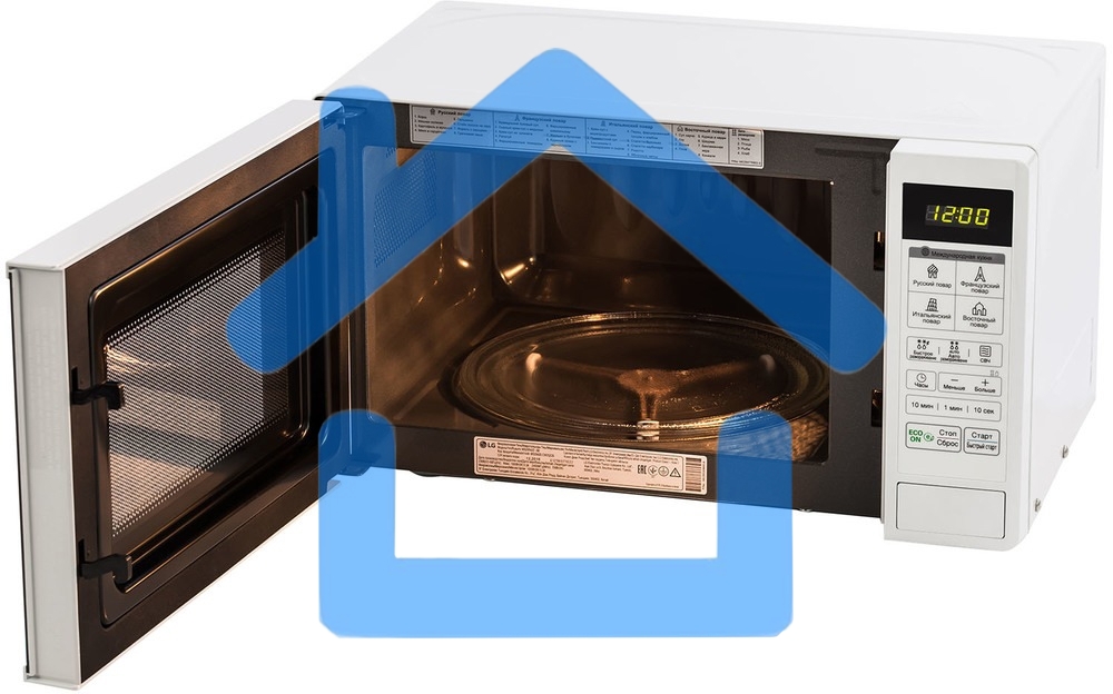 Микроволновая печь LG MS20R42D белый, 20 л, 700 Вт, переключатели - сенсор