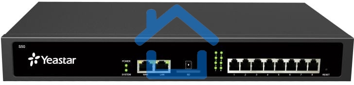 АТС Yeastar S50 поддержка FXO, FXS, GSM, BRI, шт