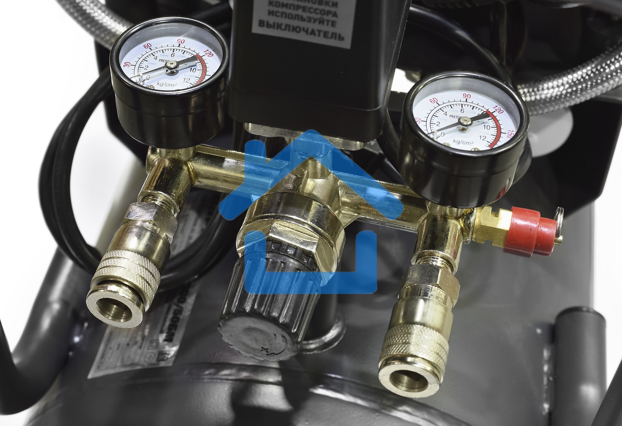 Компрессор поршневой Парма БМ K-3000/50БМ масляный 474л/мин 50л 3000Вт серый/черный