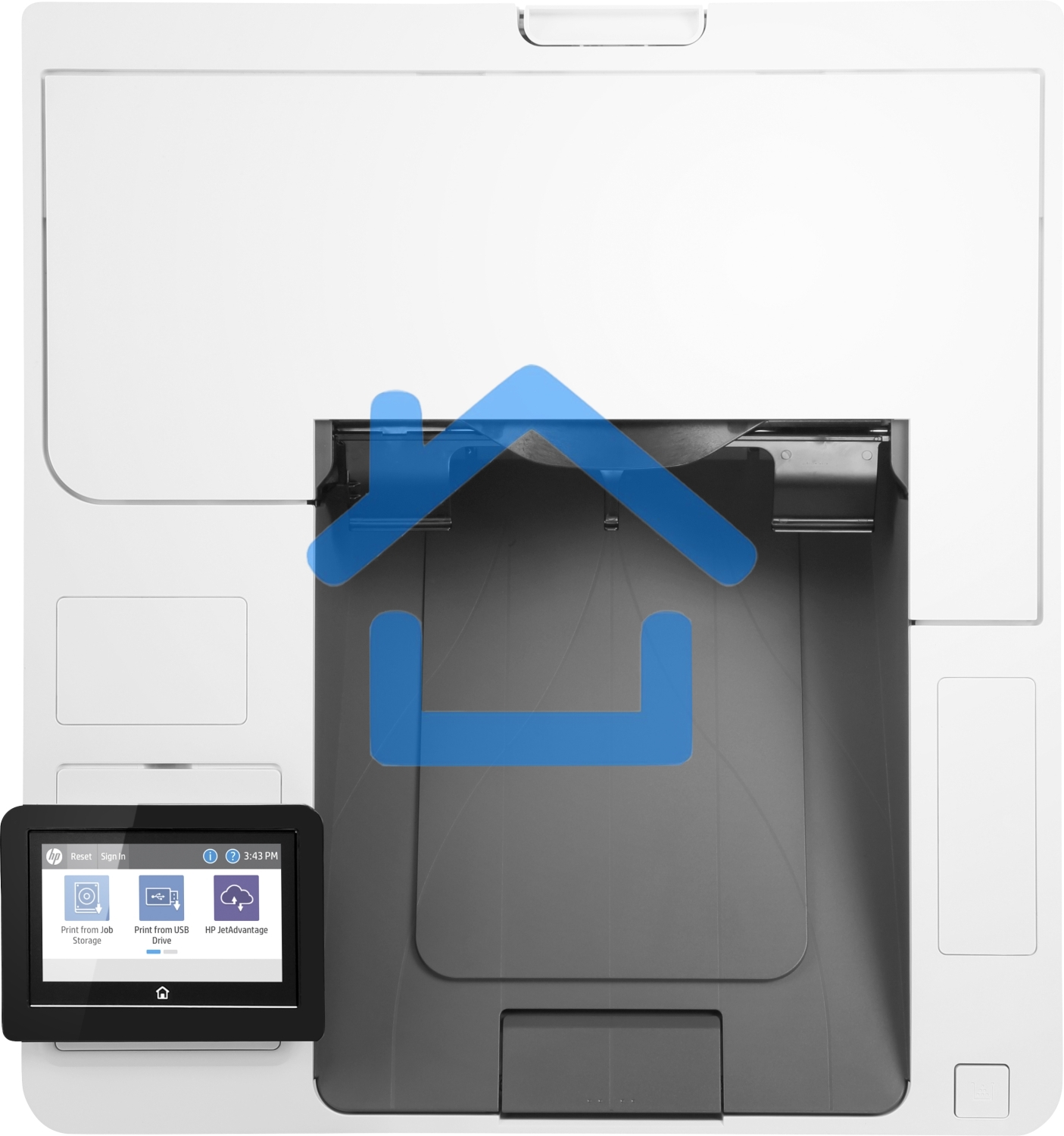 Принтер лазерный HP LaserJet Enterprise M611dn (7PS84A), A4, ч/б, печ. до 61 стр/мин., 1200 x 1200 dpi, USB, RJ-45
