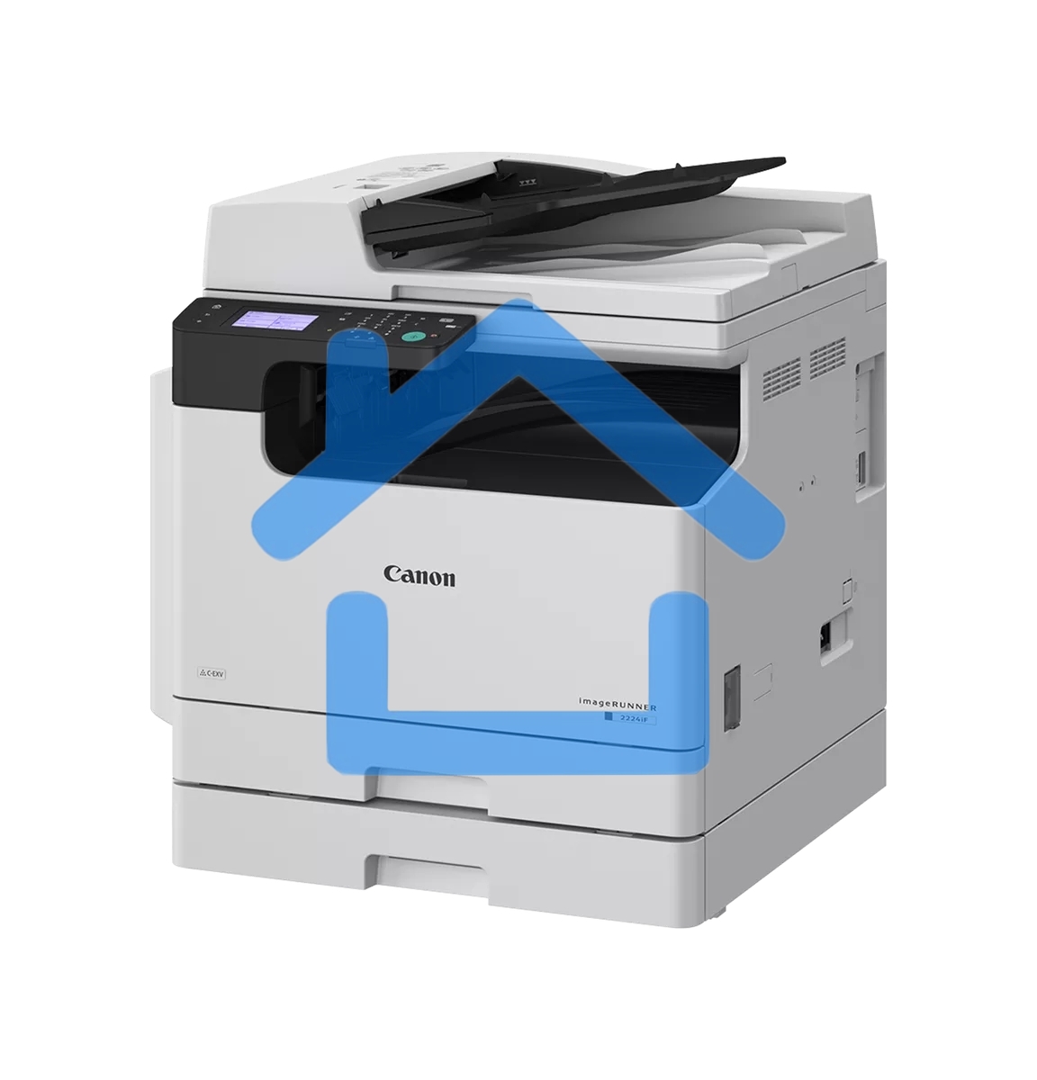 МФУ лазерное Canon imageRUNNER 2224 (5942C001), А3, ч/б, печ. 24 стр/мин. (А4) 12 стр/мин. (А3), 1200х1200 dpi (печать) 600х600 dpi (скан.), USB