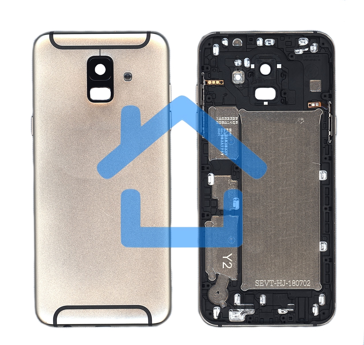 Задняя крышка для Samsung Galaxy A6 (2018) SM-A600F золотая