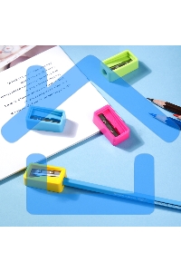 Точилка для карандашей ручная Deli EH556, 1 отверстие, пластик, ассорти