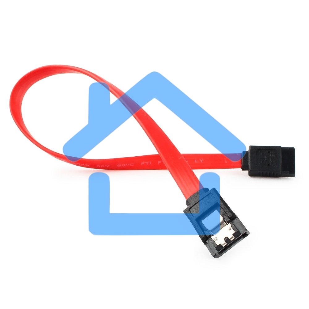 Кабель интерфейсный SATAIII Cablexpert CC-SATAM-DATA-0.3M, 30см, 7pin/7pin, защелка, пакет