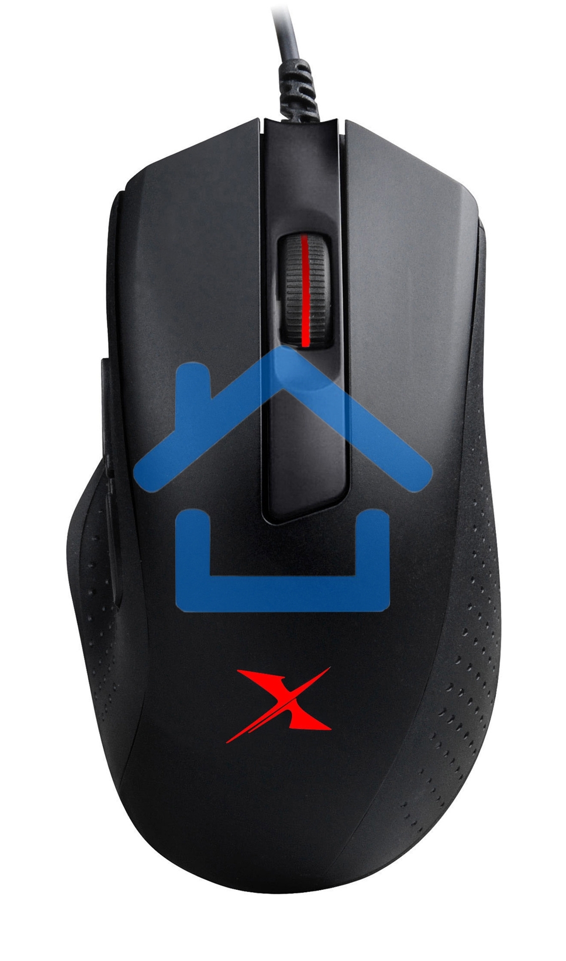 Мышь проводная A4Tech Bloody X5 Pro черный, 16000 dpi, USB, кнопки - 9