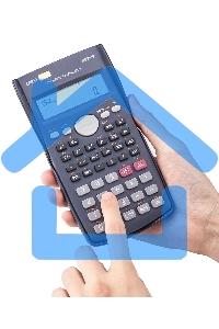 Калькулятор научный Deli ED82MS темно-синий 10+2-разр.