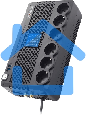 Источник бесперебойного питания Импульс Пионер 800 LCD, USB, CHRG USB, RJ45/11