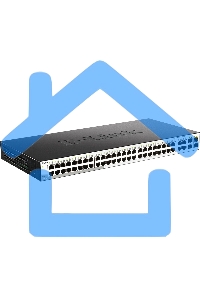 Настраиваемый коммутатор D-Link DGS-1210-52/F3A WebSmart с 48 портами 10/100/1000Base-T и 4 комбо-портами 100/1000Base-T/SFP