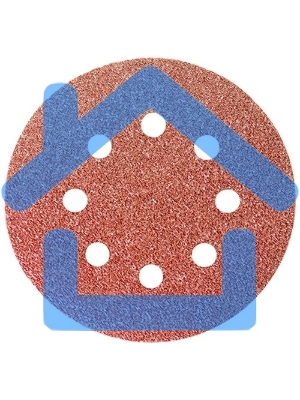 Круг абразивный Matrix на ворсовой подложке под 