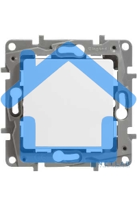 Механизм выключателя 1-кл. СП Etika 10АX с подсветкой / индикацией безвинт. зажимы бел. Leg 672203