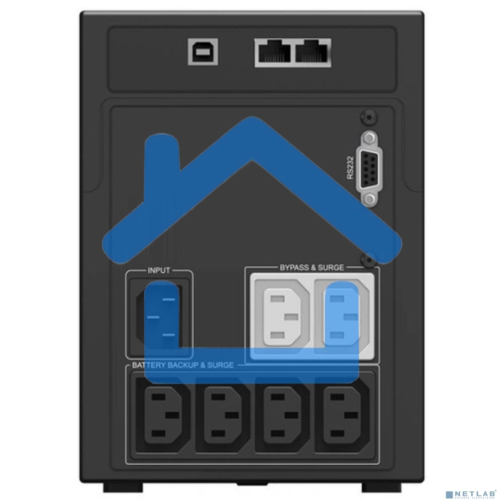 Источник бесперебойного питания Ippon Smart Power Pro II 1200 720Вт 1200ВА черный