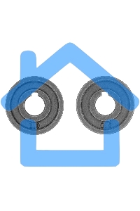 Подающий ролик, V профиль под стальную проволоку 0,8-1мм, 2 шт Denzel