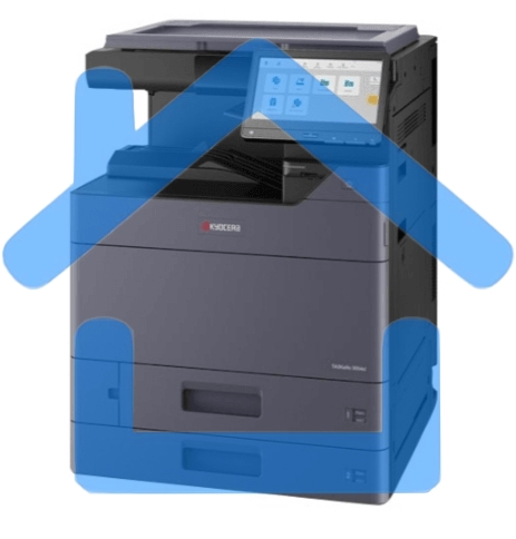 МФУ лазерное Kyocera TASKalfa 2554ci (1102YP3NL0/1102YP3NLV), A3, цветной, печ. до 25 стр/мин. (А4 ч/б) до 12 стр/мин. (А4 цвет), скан. до 200 стр/мин (двустороннее), 1200 x 4800 dpi (печать) 600x600dpi (скан.), USB, Ethernet, без крышки/тонера