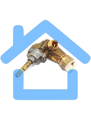 Кран 0,60 газовой конфорки Krona 150-13-03-00-0010