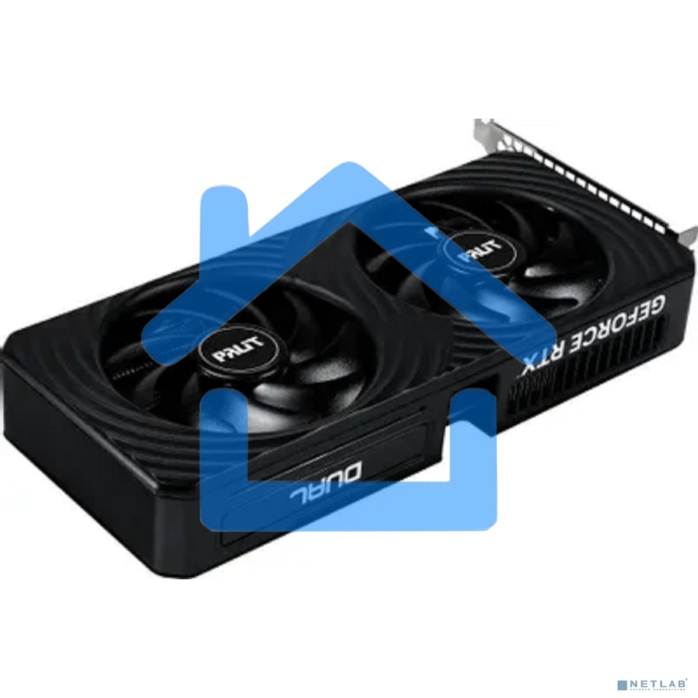 Видеокарта Palit RTX 5060 DUAL NV RTX 5060 8Gb 128bit GDDR7 2280/28000/HDMIx1/DPx3/HDCP Ret NE75060019P1-Gb2063D PCI-E 5.0