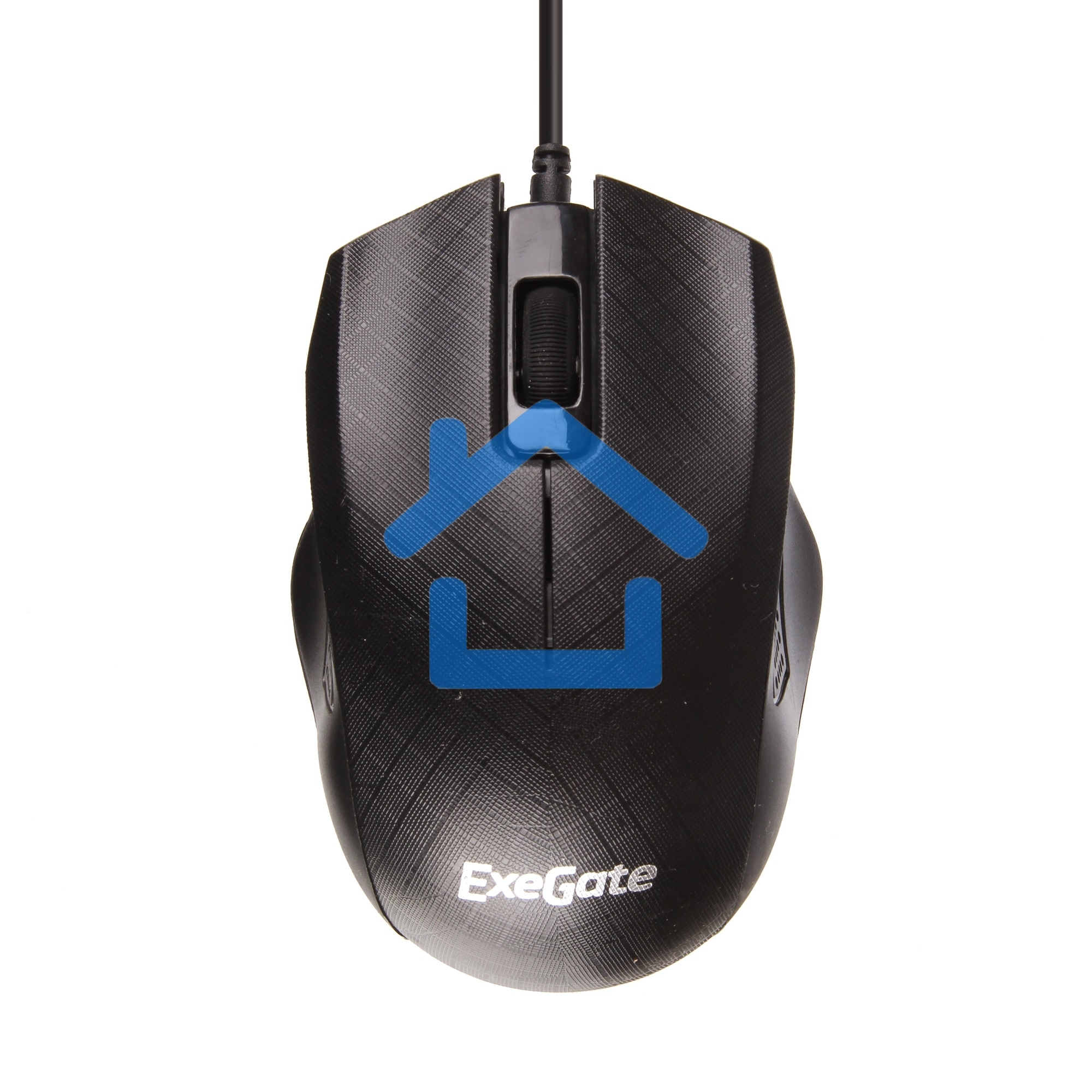 Мышь проводная ExeGate Professional Standard SH-9027 черный, 1000 dpi, USB, кнопки - 3