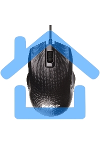 Мышь проводная ExeGate Professional Standard SH-9027 черный, 1000 dpi, USB, кнопки - 3