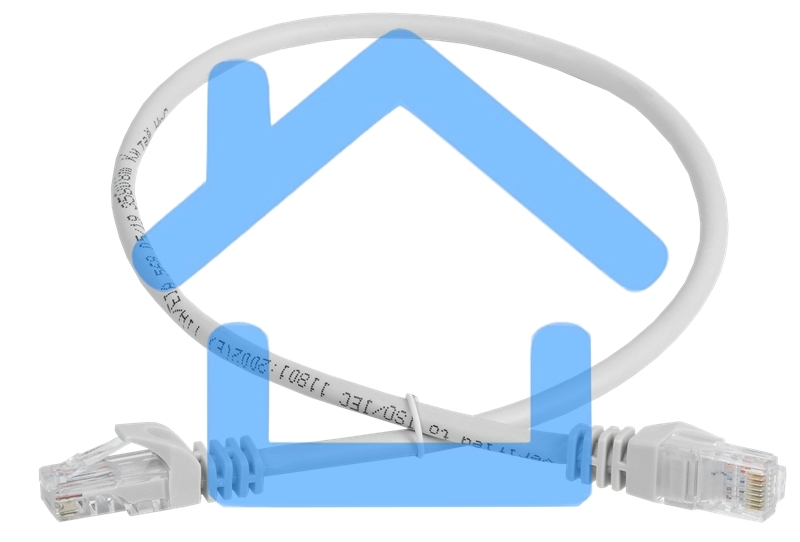 Патч-корд кат.5е UTP 2м сер. GENERICA ITK PC01-C5EU-2M-G