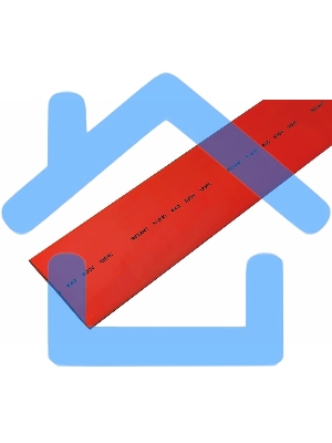 Трубка термоусадочная 40.0/20.0 1м красн. Rexant 24-0004