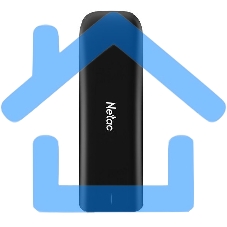 Внешний SSD Netac ZX, 500 GB, USB 3.2 Gen 2 Type-C, R/W 1050/950, черный