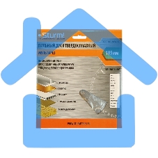 Диск Пильный Sturm! 9023-185-20/16-60, размер 185x20/16x60 зубьев Мульти рез Диск Пильный Sturm! 9023-185-20/16-60, размер 185x20/16x60 зубьев Мульти рез