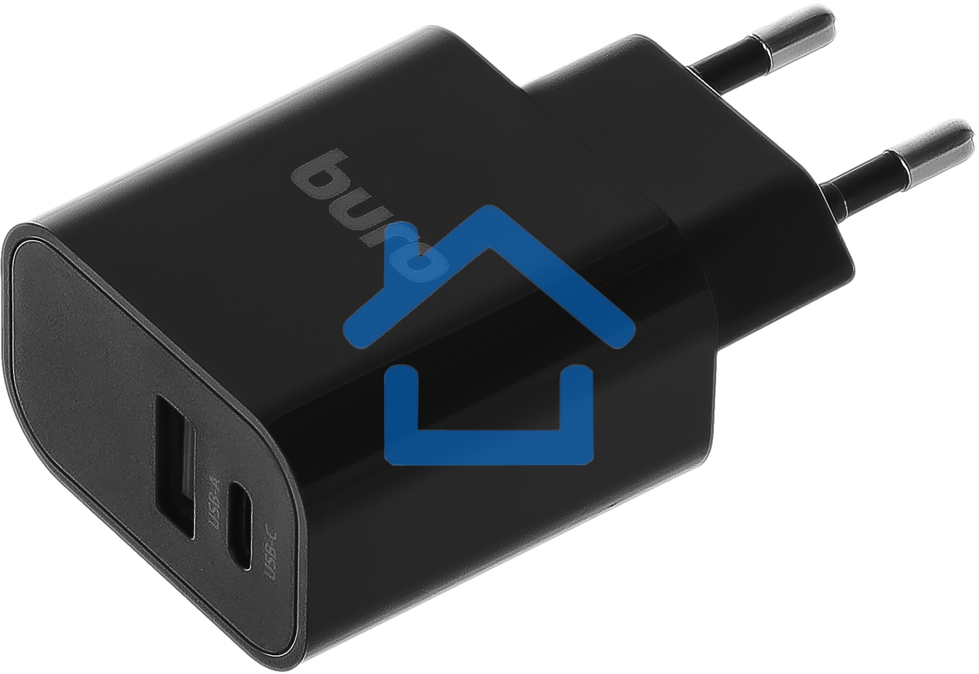 Сетевое зарядное устройство Buro BUWD1 3A PD+QC черный