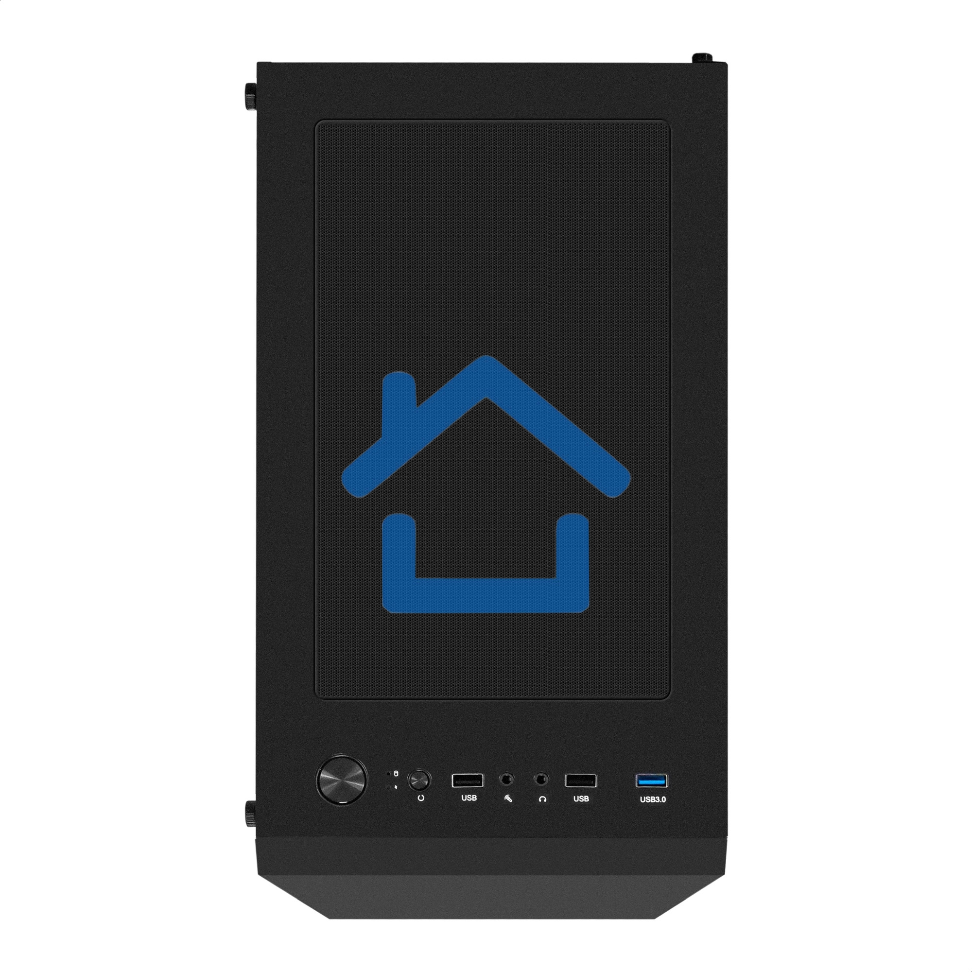 Компьютерный корпус Miditower ExeGate EVO-8227-NPX600 (ATX, БП 600NPX с вент. 12см, 2*USB+1*USB 3.0+HD Audio, черный, 3 вент. RGb, закаленное стекло)