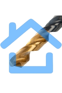 Набор сверл по металлу Denzel 2-3-4-5-6-8 мм, HSS-Tin, Golden Tip, 6 шт